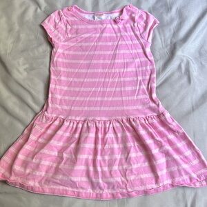 Gymboree Pink and White Striped Dress - Size 2T